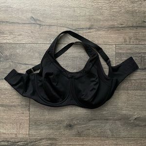Athleta Black Sports Bra 34DD